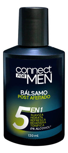 Bálsamo 5 En 1 Post Afeitada Connect For Men × 130ml