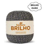 Barbante Euroroma Brilho Ouro E Prata 400g - Escolha A Cor