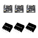 3x Placa Receptor Bluetooth 5.0 + Isolador B1205s-1w 12a 5v