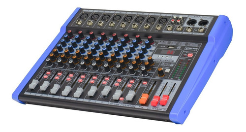 Mezcladora Audio Profesional 8 Canales Reference By Steelpro