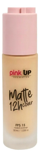 Maquillaje Líquido Matte Cover 12 H Pink Up Tono 300 Beige