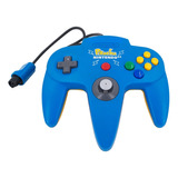 Control Pikachu Pokemon Azul Para Nintendo 64 Original