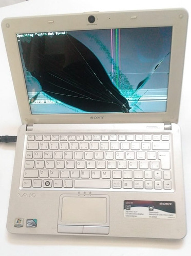 Netbook Sony Vaio Pcg-4v1x-tela Quebrada