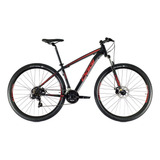 Bicicleta Mtb Aro 29 Oggi Hacker Sport 2021 Cor Preto/vermelho Tamanho Do Quadro 15,5