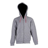 Campera New Balance Essentials Full Zip Gr/rs Niña Rcmd     