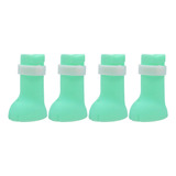 Botas Protectoras De Silicona Adhesiva Para Gatos, 4 Piezas