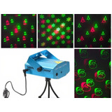 Proyector 6 Figuras Navideñas Laser Verde Rojo Audioritmico