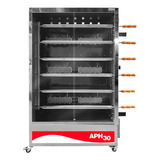 Asador De Pollo Horizontal Glp 30 Pollos 168x90cm / Dechaus