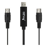 Hifing Usb In-out Cable Midi Uno En Una Interfaz De Línea De