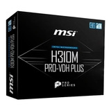 Motherboard Msi H310m Pro-vdh Plus Intel 1151 8va Ddr4 4sata