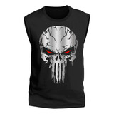 Musculosa Algodón Punisher Calavera Comic Superheroe 