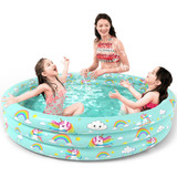 Piscina Inflable Para Bebés Y Niños Con Divertido Diseño De