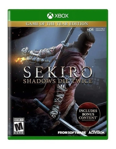 Sekiro Shadows Die Twice Edição Jogo Do Ano Xbox One Digital