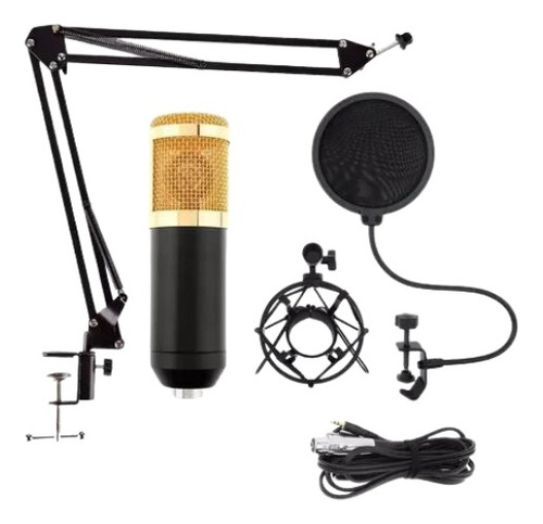  Kit Youtuber Microfone Bm800 Condensador + Acessórios