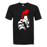 Polera Niño Street Fighter - Akuma 100% Algodon