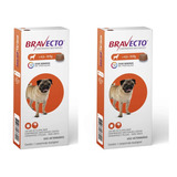 Kit 2 Bravecto 4,5 A 10kg Comprimidos Antipulgas Para Caes