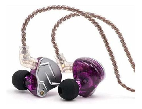 Auriculares Híbridos De Metal Linsoul Kz Zsn Pro Dual Driver