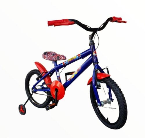 Bicicleta Aro 16 Menino Infantil  Personagem- Azul 
