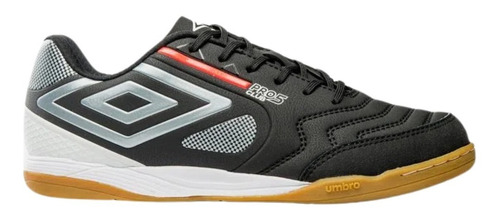 Chuteira Futsal Umbro Pro 5 Bump Club Preta