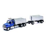 Toys 32 Escala Freightliner 114sd Camión Volquete Doble