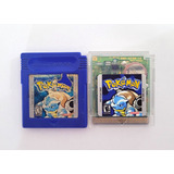 Pokémon Blue Original Game Boy - Carcaça E Label Novas