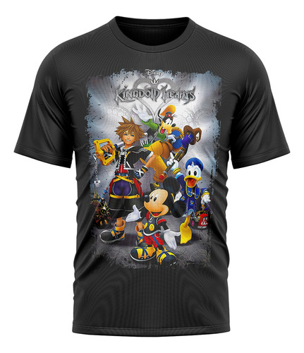 Playera Kingdom Hearts Disney Videojuegos