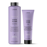 Shampoo Y Máscara Tonalizador De Rubios Y Mechas White Silve