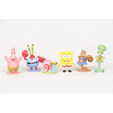 Figuras Bob Esponja Patricio Arenita Calamardo Don Cangrejo