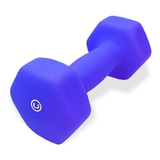 Mancuerna Recubierta Goma 2 Kg Pesa Gym Fitness Funcional 