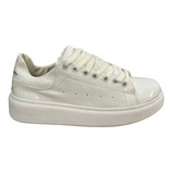 Zapatillas Alexander Mcqueen Blancas Charol Calzado Urbano