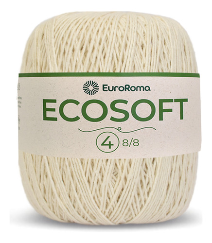 Euroroma Ecosoft Nº4 300g 482m Linha Barbante Várias Cores