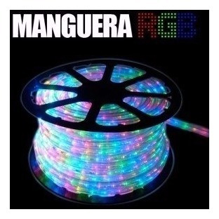 Manguera Led Multicolor Rgb Rollo X 100mt Incluye Secuencial