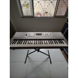 Teclado Yamaha Ypt-340 Cor Prata 