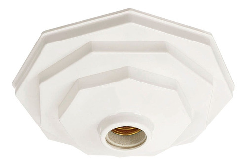 Plafonier Decorativo 910 Pavilonis Branco Para 1 Lâmpada 