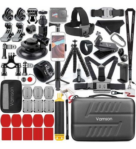 Vamson Kit De Accesorios 63 En 1 Para Gopro Hero 11 10 9 8 7