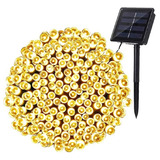 Guirnalda Led Solar Navidad Exterior 200 Led 8 Modos Ilumin