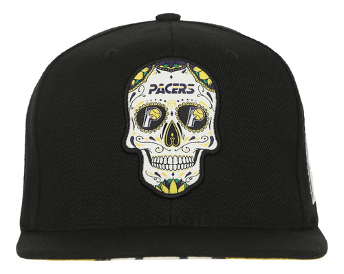 Jockey Mitchell & Ness Sugar Skull Indiana Black/yellow