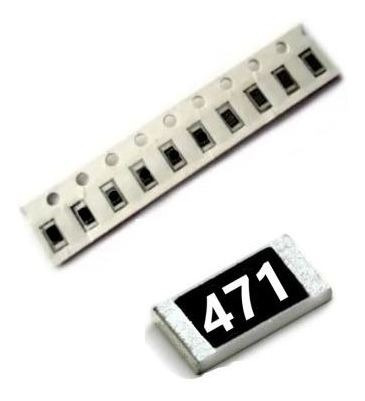 470 Ohms 5% (20 Unidades) Resistor Smd 0603 470r 1,6mmx0.8mm