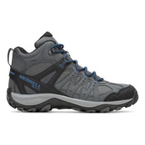 Botín Hombre Accentor 3 Sport Mid Gtx Celeste Merrell