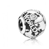 Pandora Original Charm Alrededor Del Mundo , Plata De Ley 