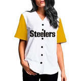 Jersey Camisola Steelers Pittsburgh Personalizado Nfl Dama