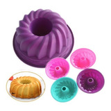 Molde Bundt Flanera Silicona Para Queques Y Gelatinas