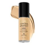 Conceal + Perfect 2-en-1 Base Corrector, Beige Claro, 1.0 On