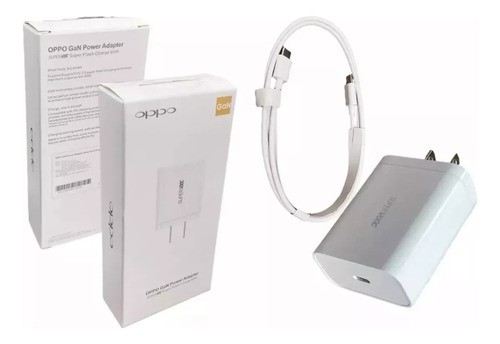 Cargador Oppo 65w Supervooc Cable Tipo C A C Serie Reno / X