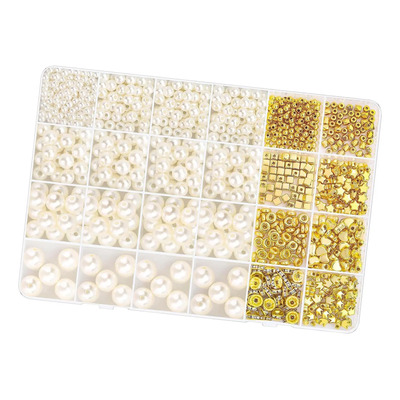 Conjunto De Cuentas Sueltas Para Manualidades Con Caja | Envío gratis