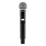 Shure Qlxd2/b58-g50 Transmisor De Mano Inalámbrico Qlxd Color Negro