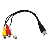 Cable Usb A 3rca Usb Hembra A 3 Rca Rgb Vídeo Av Compuesto