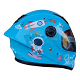 Casco Para Moto Niño Infantil Astronauta 