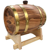 Barril Madera Dispensador De Whisky Y Licores Antifugas