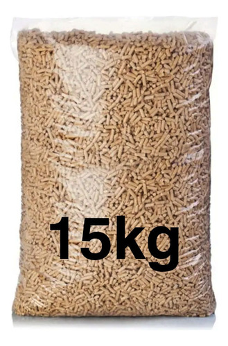 Areia Gato Granulado De Madeira Higienico Pinus Natural 15kg